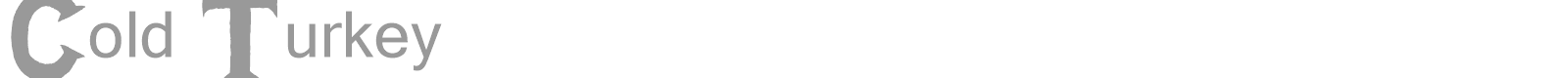 Cold Turkey font preview